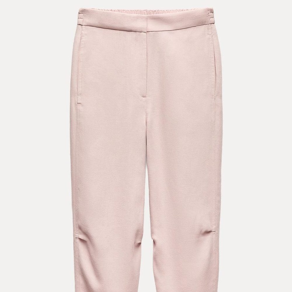 NWT Zara Elegant Pink Women's Lounge Pants Size M